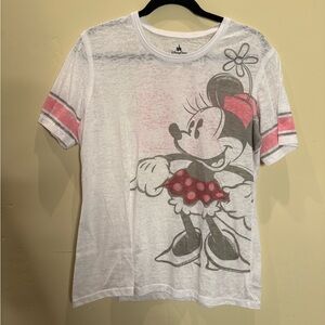 Disney Minnie Mouse White and Red Kids T-Shirt